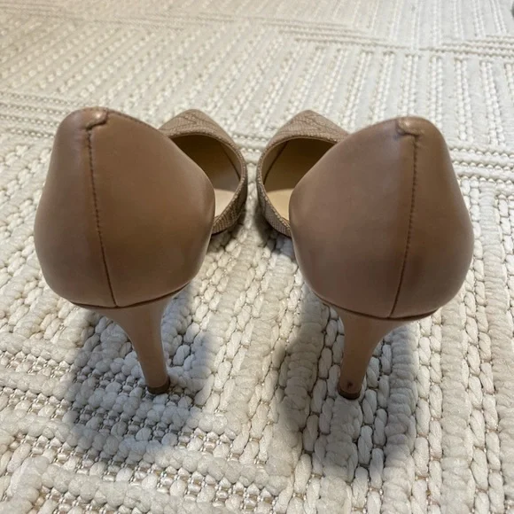 Cole Haan Snakeskin Tan Heels - Picture 2 of 6